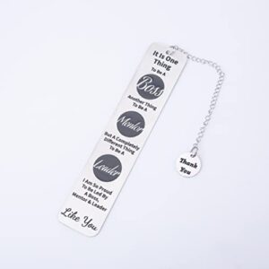 boss appreciation gifts bookmark for boss day women men office retirement leaving going away gifts for female male thank you gift boss lady mentor supervisor leader birthday gifts coworker employee