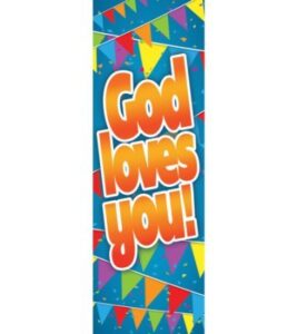 bookmark – kids – god loves you! – (pack of 25)
