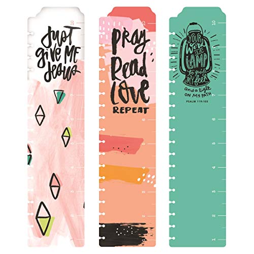 Illustrated Faith Illustrating Bible Just Give Me Jesus Clip-in Bookmarks, Set of 3