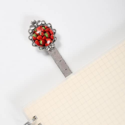 Handmade Bookmark Christmas Birthday Gifts Book Mark Mothers Day Valentine's Day, Strawberry