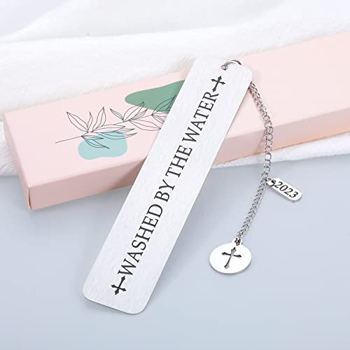 Baptism Gift for Boy Girl Valentine's Day Birthday Religious Church Gift Book Lover Bookmark First Communion for Goddaughter Godson Christening Gift for Baby Girl Catholic Gift for Women Men Christian