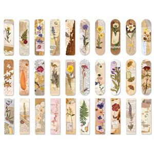 vintage flower diy card paper bookmark for reading stationery 30 pieces