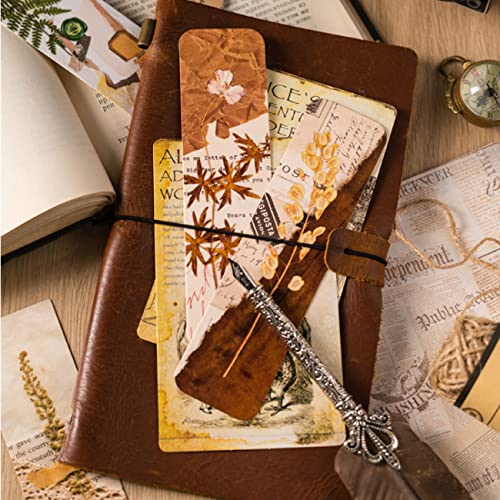 Vintage Flower DIY Card Paper Bookmark for Reading Stationery 30 Pieces