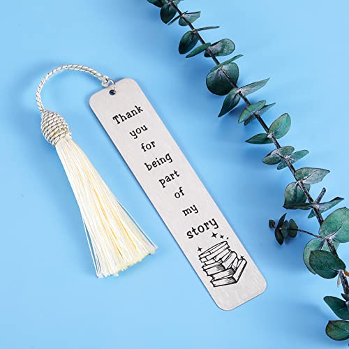 Thank You Bookmark Retirement Gifts for Women Men Book Lovers Graduation Christmas Birthday Thanksgiving Teachers Day Going Away Leaving Gifts for Teacher Tutor Coworkers Colleagues Best Friends