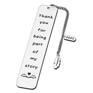 thank you bookmark for women men book lovers gift valentines day gift for wife husband thank you gift for teacher friends coworkers leaders retirement farewell gift birthday christmas stocking suffers