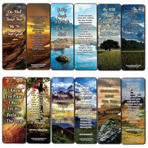 encounter god’s promises bible bookmarks (60-pack) – perfect giftaway for sunday school and ministries