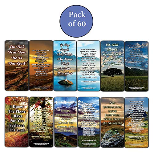 Encounter God's Promises Bible Bookmarks (60-Pack) - Perfect Giftaway for Sunday School and Ministries