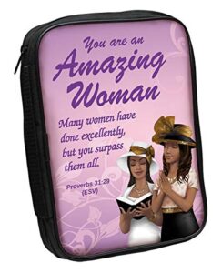 amazing woman african american bible cover 7″x10″