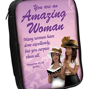 Amazing Woman African American Bible Cover 7"x10"