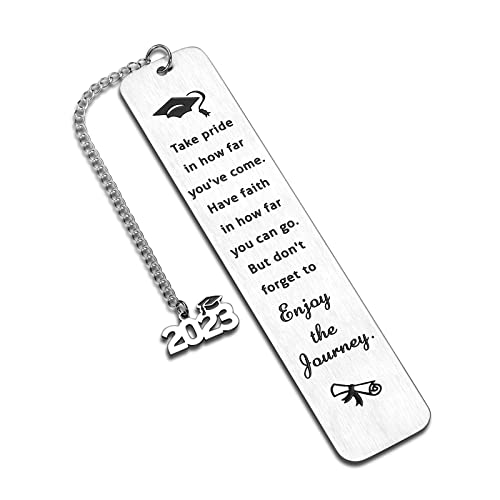 Class of 2023 Graduation Gifts for Her Him Inspirational Bookmarks for Book Lovers Middle High School College Graduation Gifts for Girls Boys Christmas Gifts 2023 Grad Gifts for Women Men Master PHD