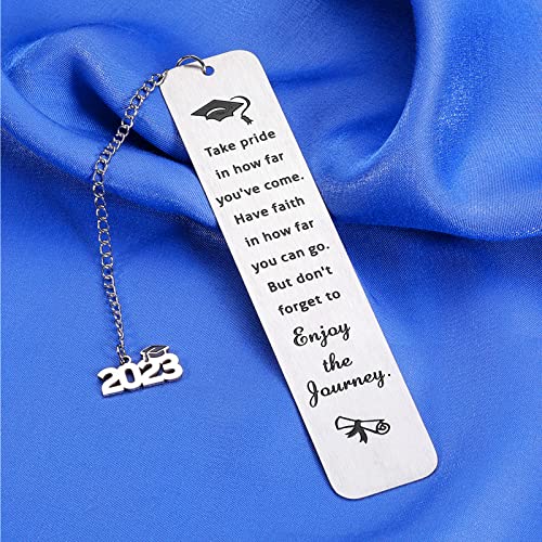 Class of 2023 Graduation Gifts for Her Him Inspirational Bookmarks for Book Lovers Middle High School College Graduation Gifts for Girls Boys Christmas Gifts 2023 Grad Gifts for Women Men Master PHD