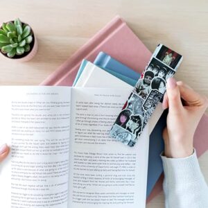 Bookmarks Metal Ruler Junji Bookography Ito Measure Collage Tassels Bookworm for Reading Bookmark Book Bibliophile Gift Markers Christmas Ornament