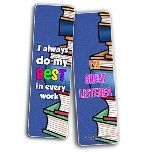 Positive Affirmations for Kids Bookmarks (60-Pack)