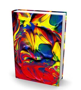 book sox fabric jumbo book covers – jumbo paint print