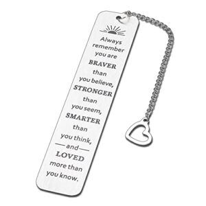 inspirational gifts for women bookmarks for book lovers birthday gifts for son friends teens boys christmas gifts for students women men friends valentines graduation back to school stocking stuffers