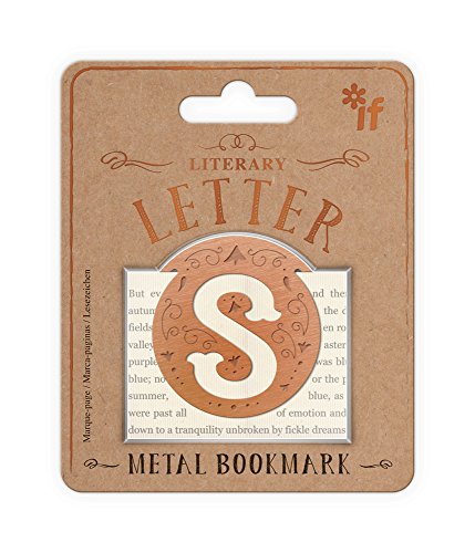 IF Letters S Literary Bookmark