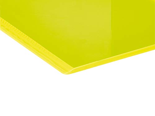 Maul Pack of 2 Premium Acrylic Bookends 10 x 10 x 13 cm Neon Yellow