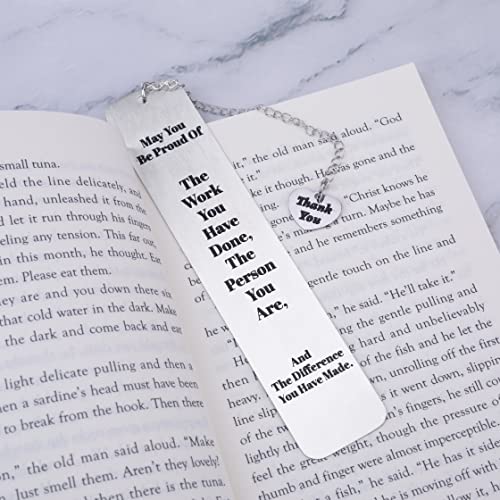 Colleague Coworker Leaving Gifts for Women Men Employee Thank You Gifts Inspirational Metal Bookmark May You Be Proud of the Work You Do for Boss Friends Book Lover Retirement Christmas Birthday Gifts