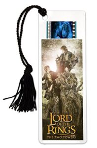 lord of the rings – merry pippin treebeard – two towers filmcells bookmark with real clip of 35mm film