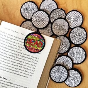 DIY Color Your OWN Bulk Bookmarks for Kids Read "Clip Over The Page" Bookmarks-75 Pack-Bulk Bookmarks for Kids,Boys & Girls. Perfect Student Incentives,Prizes,Classroom Rewards & Reading Awards!