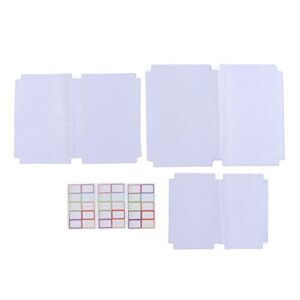 30 pcs clear frosted book cover protector,adjustable book cover book covers waterproof plastic sleeve against wear book protector for school office