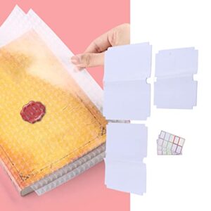 30 Pcs Clear Frosted Book Cover Protector,Adjustable Book Cover Book Covers Waterproof Plastic Sleeve Against Wear Book Protector for School Office