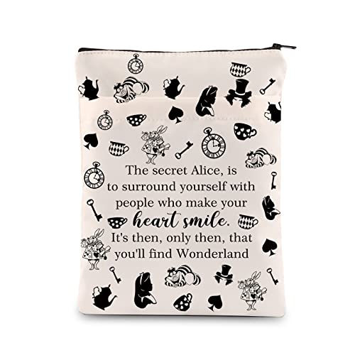 Movie Inspirational Quote Gift Movie Fans Gift Book Sleeve with Zipper for a Alice Fans (The Secret Alice)