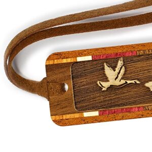 Geese, Engraved Wooden Bookmark - Also Available with Personalization - Made in USA