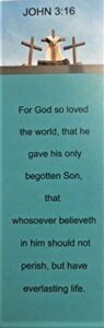 john 3:16 – for god so loved the world – christian bookmarks – amazing love (pack of 50)