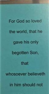 John 3:16 - for God So Loved The World - Christian Bookmarks - Amazing Love (Pack of 50)
