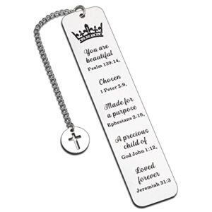 first communion christening gift for boys girls christian gifts bookmark for women religious bible verse bookmark for daughter birthday christmas stocking stuffers baptism religious church bulk gifts