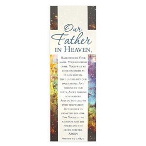 lord’s prayer bookmarks, 2 x 6 inches, 25 bookmarks
