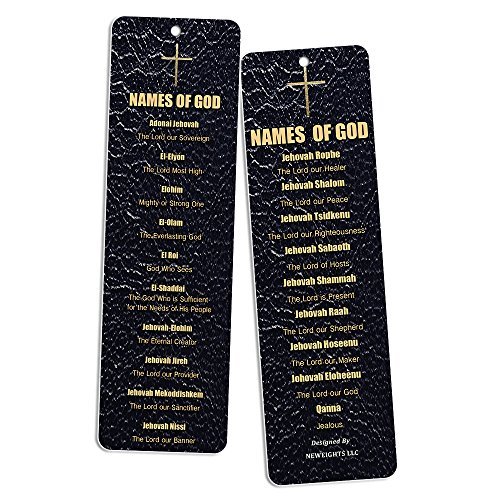 Christian Bookmarks Cards - Books of The Bible Bookmarks (60 Pack) - Collection & Gift with Inspirational Motivational Encouraging Scripture Based Messages