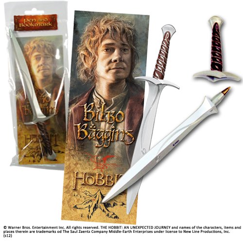 THE HOBBIT - STING Sword Pen and Lenticular 3D Bookmark