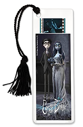 Tim Burton’s Corpse Bride – Victor and Emily - 2" x 6" FilmCells Bookmark - Features Real Clip of 35mm Film from The Movie - Officially Licensed Collectible