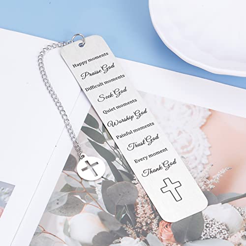 Inspirational Christian Gifts for Baby Kids Adult Bible Verse Bookmark for Women Men Friends Catholic Religious Gift for Boys Girls Daughter Book Lovers Baptism Religious Church Bulk Gifts for Him Her