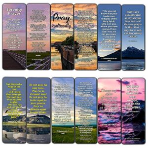 the serenity prayer bookmarks (60 pack) – serenity prayers that are simple and easy to memorize