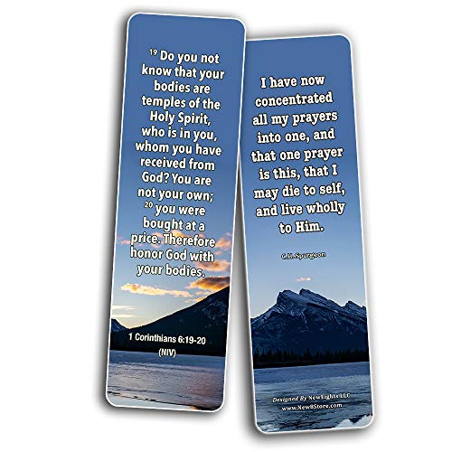 The Serenity Prayer Bookmarks (60 Pack) - Serenity Prayers That are Simple and Easy to Memorize