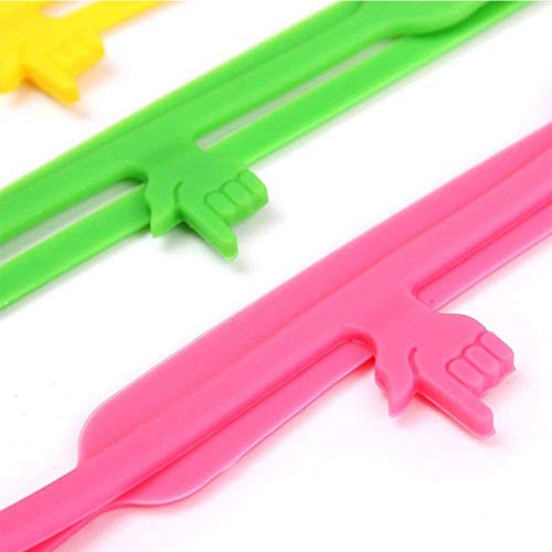 U-K Funny Silicone Finger Point Bookmarks Book Marker Strap for School Supplies Stationery Gift Office Supply Blue Stationery Office Supplies Cost-Effective Nice