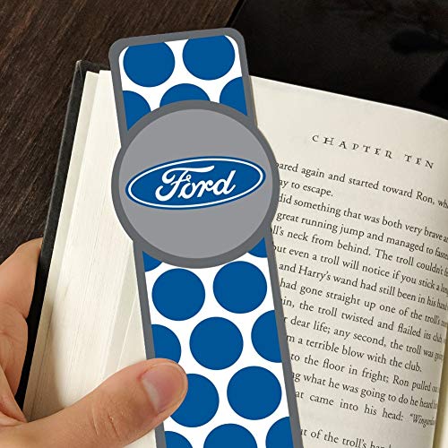 Ford Motor Company Blue Oval Logo Set of 3 Glossy Laminated Bookmarks