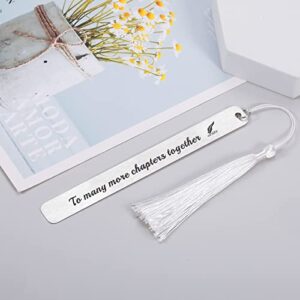 Bookmarks for Women with Tassel Gift Valentines Day Gifts for Him Her Birthday Christmas Holiday Graduation Anniversary Bookmarks I Love You Gift for Girlfriend Boyfriend Wife Husband Lover Couple