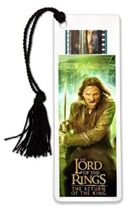 lord of the rings – aragorn – return of the king – filmcells bookmark – features real clip of 35mm film
