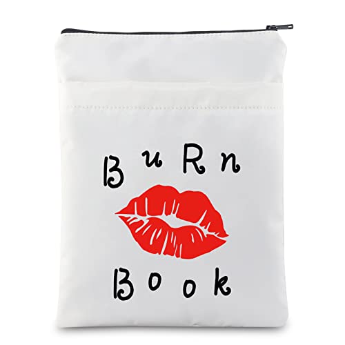 MNIGIU Funny Movie Inspired Book Sleeve with Pocket Burn Book Protector Cover Mean Girl Merchandise (Burn Book)