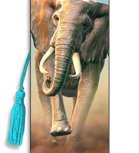 3D Lenticular Royce Bookmark - by Artgame (Charging Elephant)