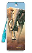 3D Lenticular Royce Bookmark - by Artgame (Charging Elephant)