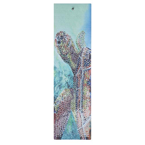DIY Bookmark, with Tassel, Innovative Diamond Bookmarks, DIY Diamonds Painting, Diamonds Painting, for Beginner & Reading DIY Projects and Gifts Tags(AA387-DIY Bookmark sea Turtle)