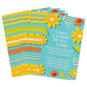 said a prayer blue 3 x 2 cardstock keepsake itty bitty bookmarks pack of 24