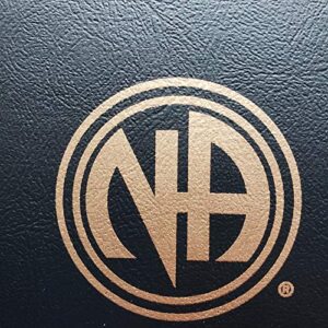 Narcotics Anonymous NA Step Working Guides Book Cover with Logo Black