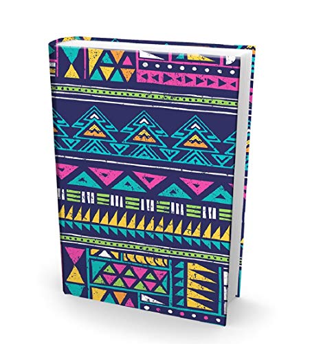 Book Sox - 6 Jumbo Prints Stretchable Book Covers with 2 Limited Editions: Unicorn and Retro and Bonus Package of Mechanical Color Pencils