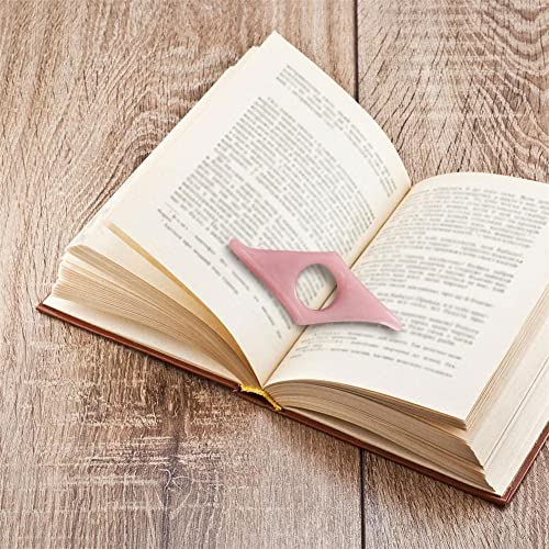 Ruifaya Resin Thumb Book Support Book Page Holder Convenient Bookmark for Book Lovers S3t4 Aids Book School Thumb Station Holder Reading